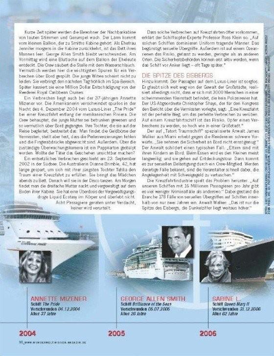 Cruise Ship - Perfect Place For The Perfect Crime? 
